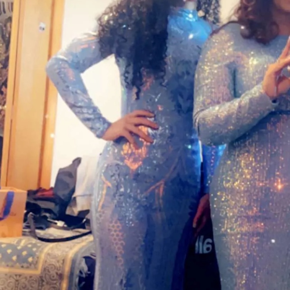 Iridescent dress